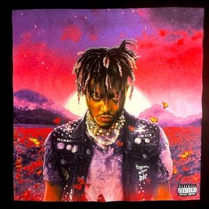 Juice World Legends Never Die Large Black T-shirt